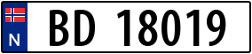 Truck License Plate
